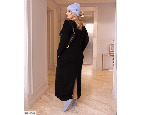 Фотография Женское ангоровое платье большого размера р.50-52;54-56;58-60;62-64 (7цв) "LETTI" купить недорого от прямого поставщика, изображение 13