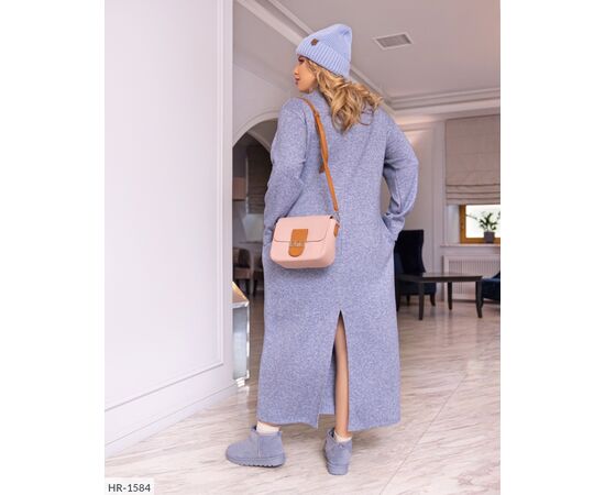 Фотография Женское ангоровое платье большого размера р.50-52;54-56;58-60;62-64 (7цв) "LETTI" купить недорого от прямого поставщика, изображение 14