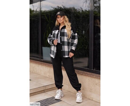 Фотография Костюм женский двойка брюки и рубашка большие размеры р.50-52;54-56;58-60;62-64 (7цв) "LETTI" купить недорого от прямого поставщика, изображение 12