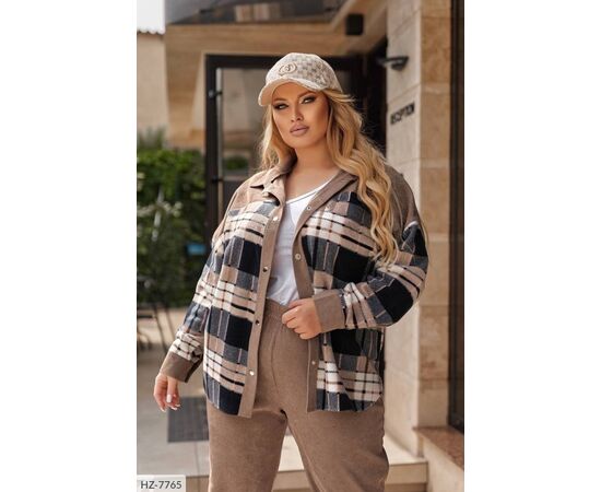 Фотография Костюм женский двойка брюки и рубашка большие размеры р.50-52;54-56;58-60;62-64 (7цв) "LETTI" купить недорого от прямого поставщика, изображение 7