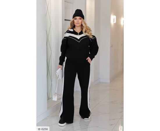 Фотография Женский прогулочный костюм со штанами большие размеры р.50-52;54-56;58-60;62-64 (4цв) "LETTI" купить недорого от прямого поставщика, изображение 11