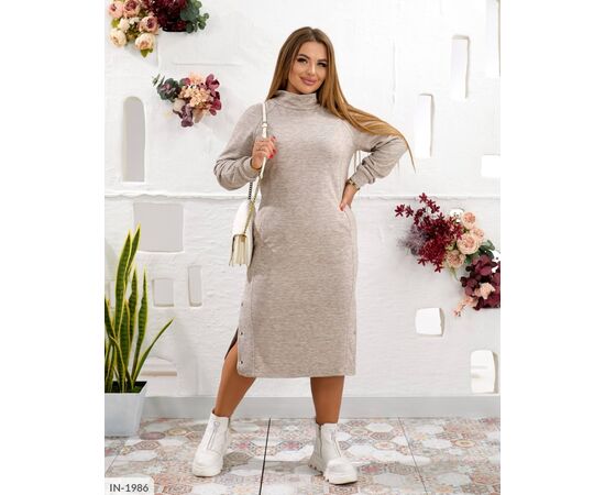 Фотография Женское летнее трикотажное платье р.50-52;54-56;58-60;62-64 "LETTI" купить недорого от прямого поставщика, изображение 13