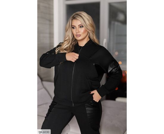 Жіночий прогулянковий костюм зі штанами великі розміри р.50-52;54-56;58-60;62-64 "LETTI" купити недорого від прямого постачальника, зображення 24