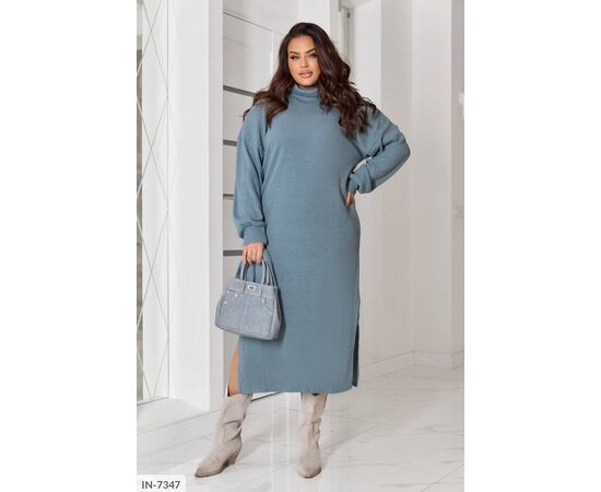 Фотография Женское платье трикотаж рубчик р.50-52;54-56;58-60;62-64 "LETTI" купить недорого от прямого поставщика, изображение 11