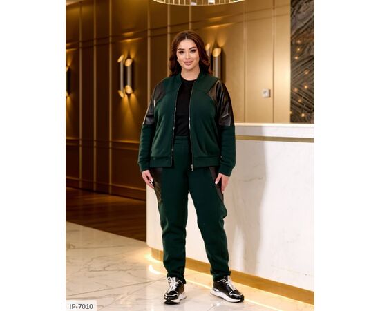 Жіночий прогулянковий костюм зі штанами великі розміри р.50-52;54-56;58-60;62-64 "LETTI" купити недорого від прямого постачальника, зображення 4