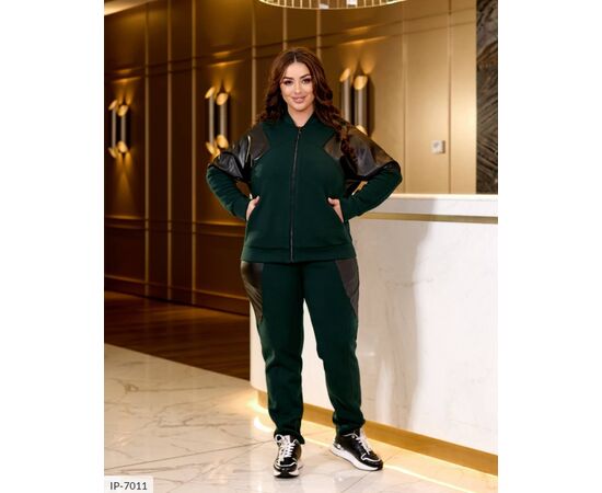 Жіночий прогулянковий костюм зі штанами великі розміри р.50-52;54-56;58-60;62-64 "LETTI" купити недорого від прямого постачальника, зображення 5