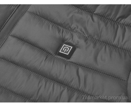 Фотография Куртка мужская Зима Куртка з підігрівом від PowerBank black (6 шт. р.сетка 46-54) "Fabullok" недорого оптом от прямого поставщика, изображение 4