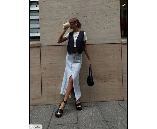 Фотография Женская жилетка р.S-M;M-L (2цв) "ANNVER" купить недорого от прямого поставщика, изображение 7