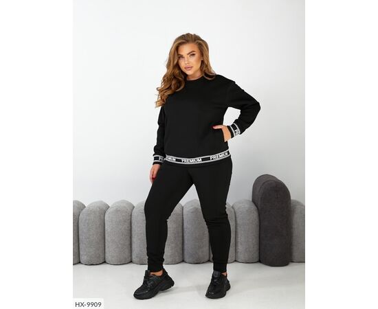 Фотография Женский костюм на флисе  батальные размеры р.50-52;54-56;58-60;62-64 (5цв) "LETTI" купить недорого от прямого поставщика, изображение 2