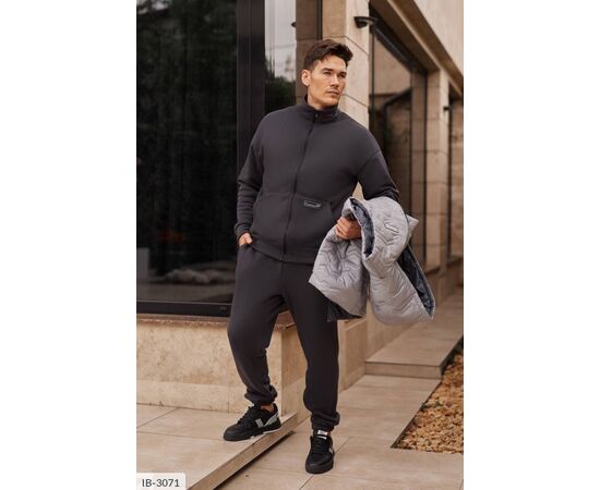 Чоловічий спортивний костюм на флісі р.50;52;54;56-58;58-60 (4кол.) "LETTI" купити недорого від прямого постачальника, зображення 9