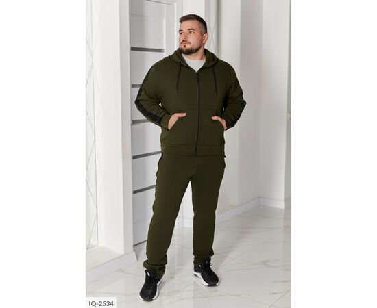 Теплий зимовий чоловічий костюм на флісі р.50;52;54;56;58-60 (5кол.) "LETTI" купити недорого від прямого постачальника, зображення 5