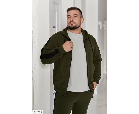 Теплий зимовий чоловічий костюм на флісі р.50;52;54;56;58-60 (5кол.) "LETTI" купити недорого від прямого постачальника, зображення 4