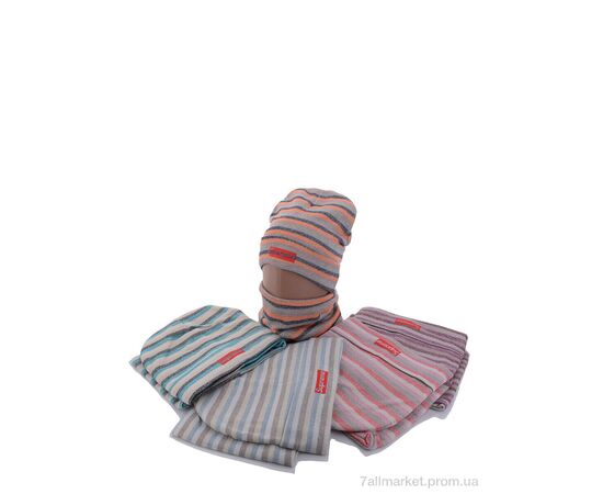 Жіноча шапка Зима KA338 шапка + баф (5 шт. р.сітка48-50) "Red Hat" недорого оптом від прямого постачальника, зображення 2