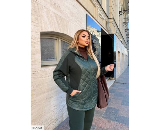 Стильний спортивний костюм жіночий з капюшоном. р.46-48;50-52;58-60;62-64;66-68;54-56 (6кол.) "VLADA" купити недорого від прямого постачальника, зображення 4