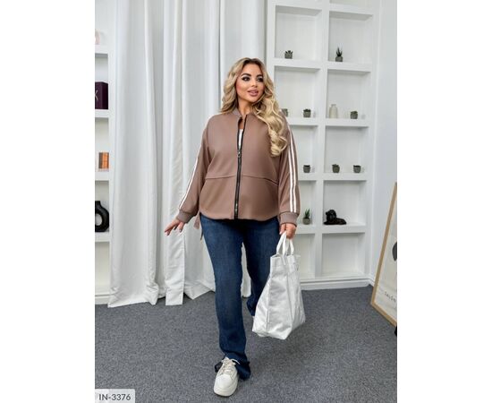 Куртка жіноча великого розміру р.50-52;54-56;58-60 (6кол.) "VIKA" купити недорого від прямого постачальника, зображення 12