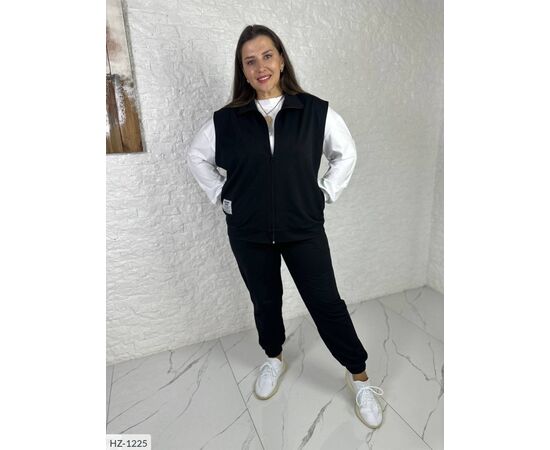 Костюм жіночий трійка великі розміри р.46-48;50-52;54-56;58-60;62-64 (3кол.) "VLADA" купити недорого від прямого постачальника, зображення 5