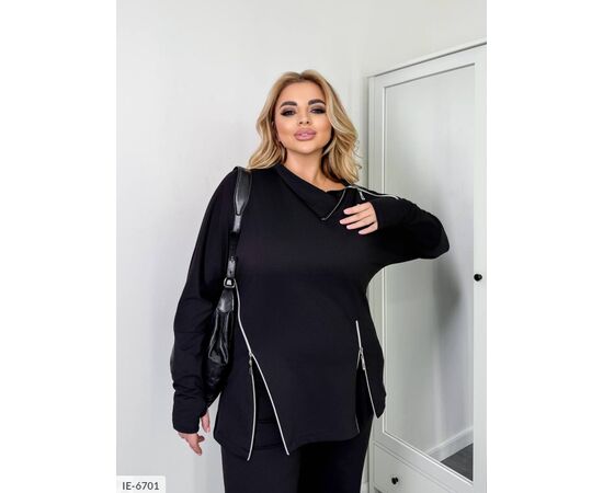 Костюм двійка жіночий великі розміри р.46-48;50-52;54-56;58-60;62-64 "VLADA" купити недорого від прямого постачальника, зображення 2