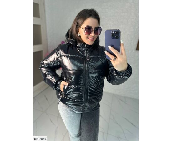 Жіноча куртка плащівка на синтепоні р.42-44;46-48 "VLADA" купити недорого від прямого постачальника, зображення 9