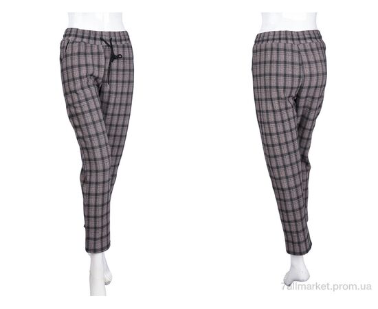 Жіночі брюки Зима 3826-001-3-3 brown (5 шт. р.сітка4XL-8XL) "Мир" недорого оптом від прямого постачальника, зображення 3