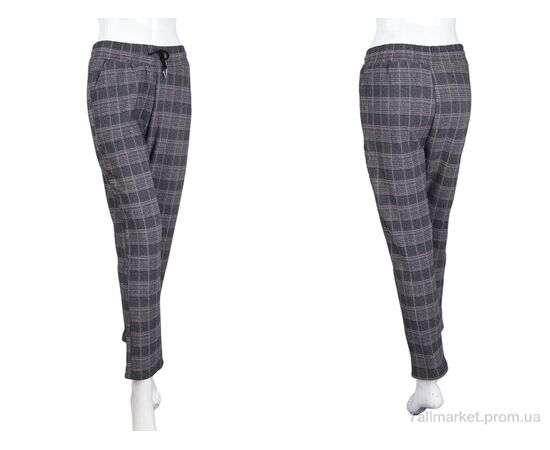 Жіночі брюки Зима 3826-001-1-4 grey (5 шт. р.сітка4XL-8XL) "Мир" недорого оптом від прямого постачальника, зображення 3