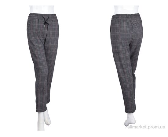 Жіночі брюки Зима 3826-001-4-4 grey (5 шт. р.сітка4XL-8XL) "Мир" недорого оптом від прямого постачальника, зображення 3