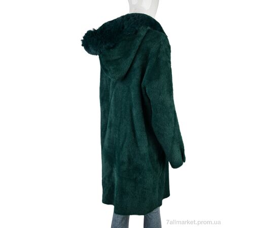 Пальто жіноче Весна/осінь 30075 green (1 шт. р.сітка48-50) "Edel" недорого оптом від прямого постачальника, зображення 2