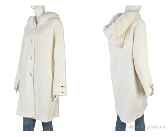 Пальто жіноче Весна/осінь 30075 l.beige (1 шт. р.сітка48-50) "Edel" недорого оптом від прямого постачальника, зображення 3