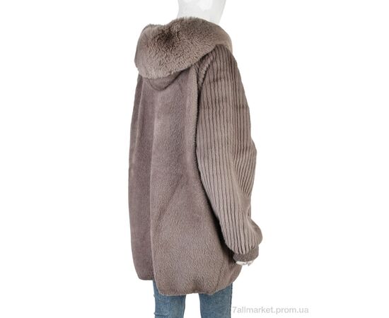 Куртка жіноча Весна/осінь 2308 brown (1 шт. р.сітка52-56) "Edel" недорого оптом від прямого постачальника, зображення 2