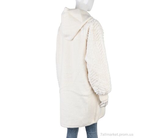 Пальто жіноче Весна/осінь N28 l.beige (1 шт. р.сітка46-52) "Edel" недорого оптом від прямого постачальника, зображення 2