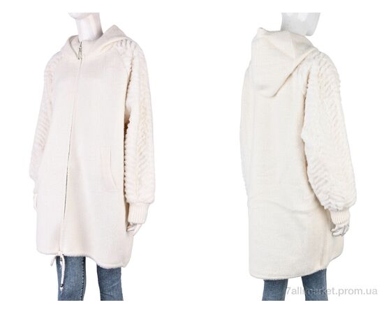 Пальто жіноче Весна/осінь N28 l.beige (1 шт. р.сітка46-52) "Edel" недорого оптом від прямого постачальника, зображення 3