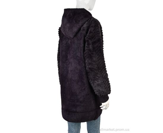 Пальто жіноче Весна/осінь N28 violet (1 шт. р.сітка46-52) "Edel" недорого оптом від прямого постачальника, зображення 2