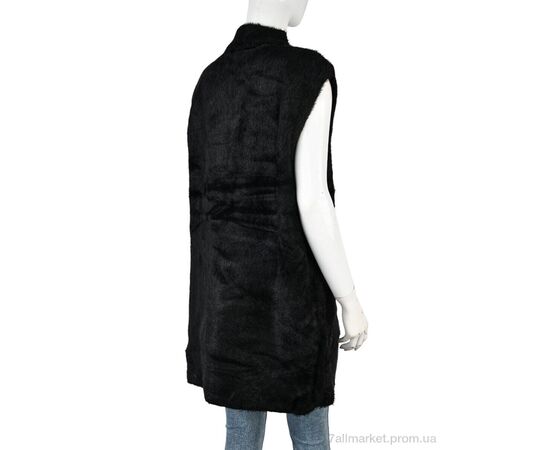 Жилетка жіноча Весна/осінь 0028 black (1 шт. р.сітка52-58) "Edel" недорого оптом від прямого постачальника, зображення 2