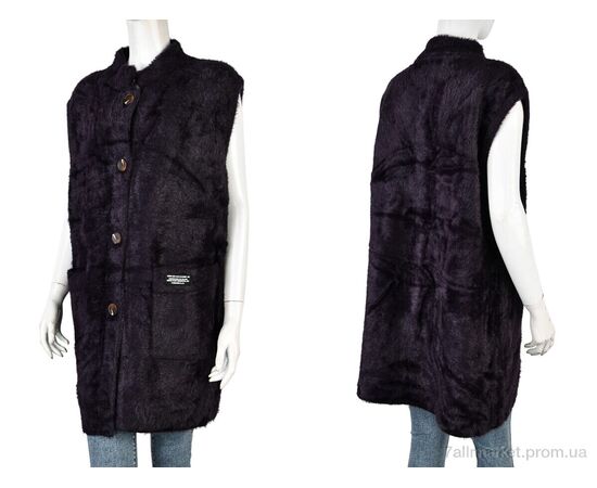 Жилетка жіноча Весна/осінь 0028 violet (1 шт. р.сітка52-58) "Edel" недорого оптом від прямого постачальника, зображення 3