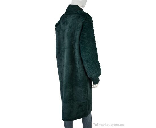 Пальто жіноче Весна/осінь 6171 green (1 шт. р.сітка50-54) "Edel" недорого оптом від прямого постачальника, зображення 2