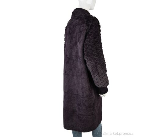 Пальто жіноче Весна/осінь 6171 violet (1 шт. р.сітка50-54) "Edel" недорого оптом від прямого постачальника, зображення 2