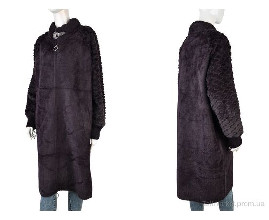 Пальто жіноче Весна/осінь 6171 violet (1 шт. р.сітка50-54) "Edel" недорого оптом від прямого постачальника, зображення 3