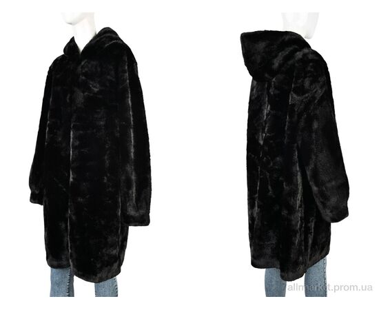 Шуба жіноча Зима 8813 black (1 шт. р.сітка2XL-4XL) "Edel" недорого оптом від прямого постачальника, зображення 3