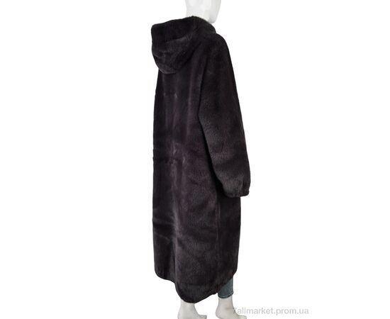 Шуба жіноча Зима 8868 violet (1 шт. р.сіткаM-XL) "Edel" недорого оптом від прямого постачальника, зображення 2