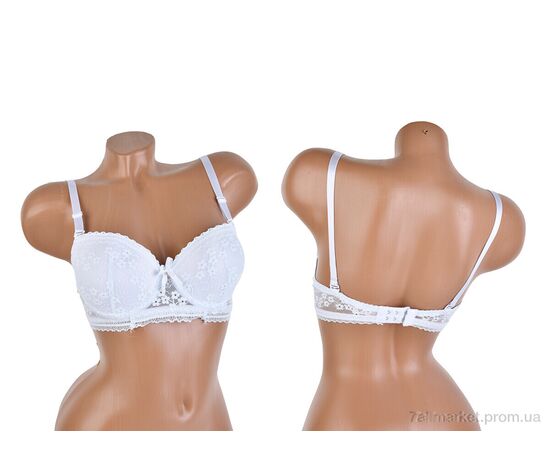 Бюстгальтер Весна/осінь 4282-33205B білий (6 шт. р.сітка80-105) "Мир" недорого оптом від прямого постачальника, зображення 3
