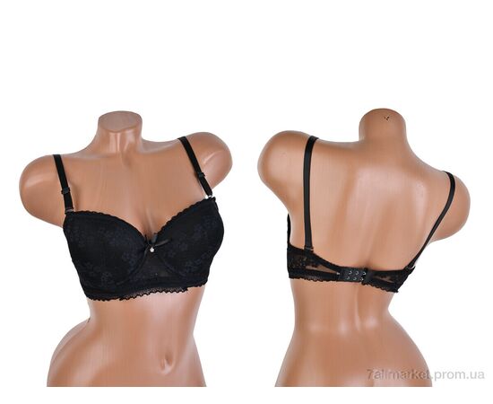 Бюстгальтер Весна/осінь 4282-33205B чорний (6 шт. р.сітка80-105) "Мир" недорого оптом від прямого постачальника, зображення 3