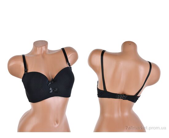 Фотография Бюстгальтер Весна/осень 4282-64078C чорний (6 шт. р.сетка 85-110) "Мир" недорого оптом от прямого поставщика, изображение 3
