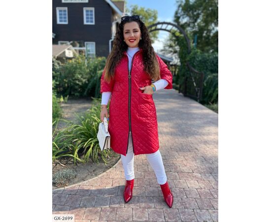 Куртка-пальто р.48;50;52;54;56;58;60;62;64;66;68 (4кол.) "VLADA" купити недорого від прямого постачальника, зображення 3