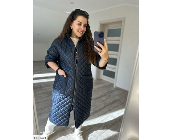 Жіноча куртка плащівка на синтепоні р.48;50;52;54;56;58;60;62;64;66;68 (4кол.) "VLADA" купити недорого від прямого постачальника, зображення 2