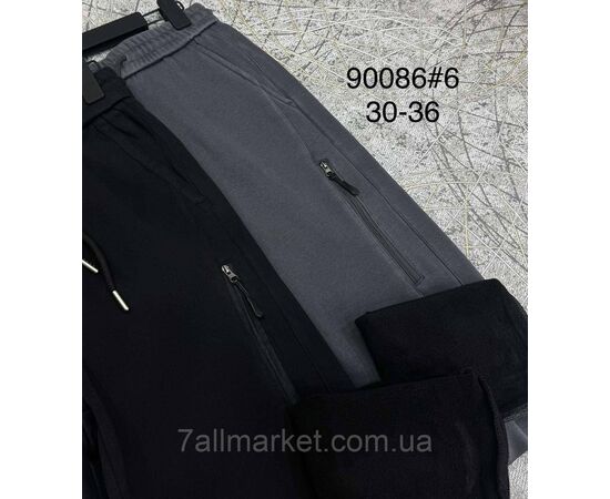 Фотография Спортивные штаны мужские, манжет размеры 30-36(2цв) "PROSTOMEN" недорого от прямого поставщика, изображение 2