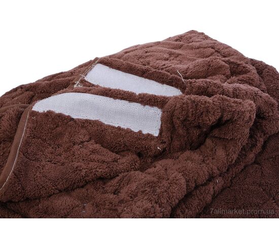 Фотография Полотенце Весна/осень 10306-6959 d.brown набір баня+чолма (70x140) (1 шт. р.сетка ) "Obuvok" недорого оптом от прямого поставщика, изображение 2