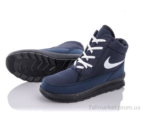 Черевики жіночі стильні Зима 117 N синій ч/п (8 пар р.37-41) "Selena" недорого оптом від прямого постачальника, зображення 3