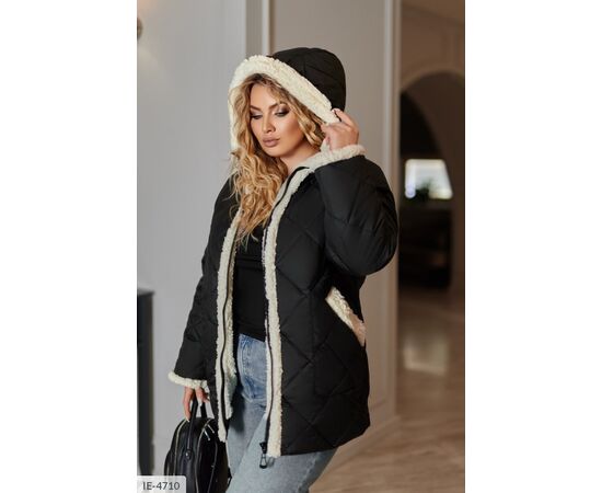 Фотография Женское куртка плащевка р.50-52;54-56;58-60;62-64 "LETTI" купить недорого от прямого поставщика, изображение 3