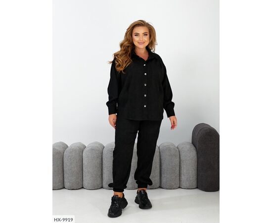 Фотография Костюм женский двойка брюки и рубашка большие размеры р.50-52;54-56;58-60;62-64 (5цв) "LETTI" купить недорого от прямого поставщика, изображение 8