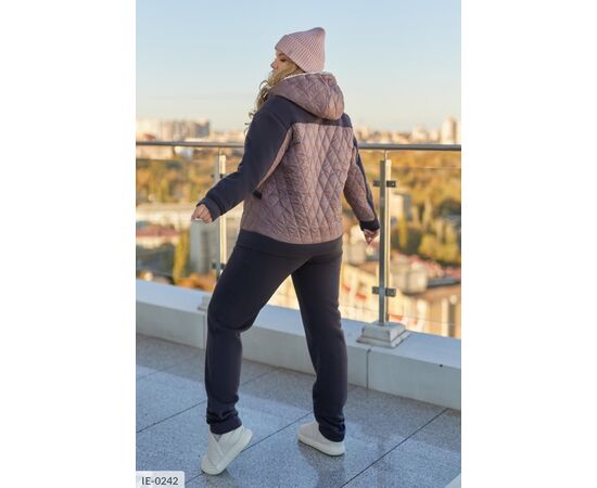 Фотография Женский прогулочный костюм со штанами большие размеры р.50-52;54-56;58-60;62-64 (5цв) "LETTI" купить недорого от прямого поставщика, изображение 5