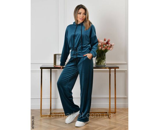 Спортивний костюм жіночий велюр норма 44,46,48,50 (9кв) "NOWEMBER" недорого від прямого постачальника, зображення 9